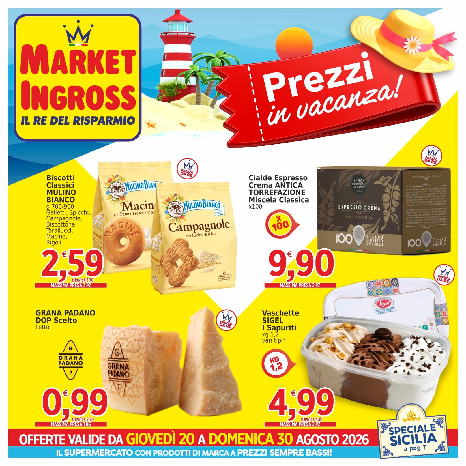 Volantino Market Ingross numero 22 valido dal 20 al 30 agosto