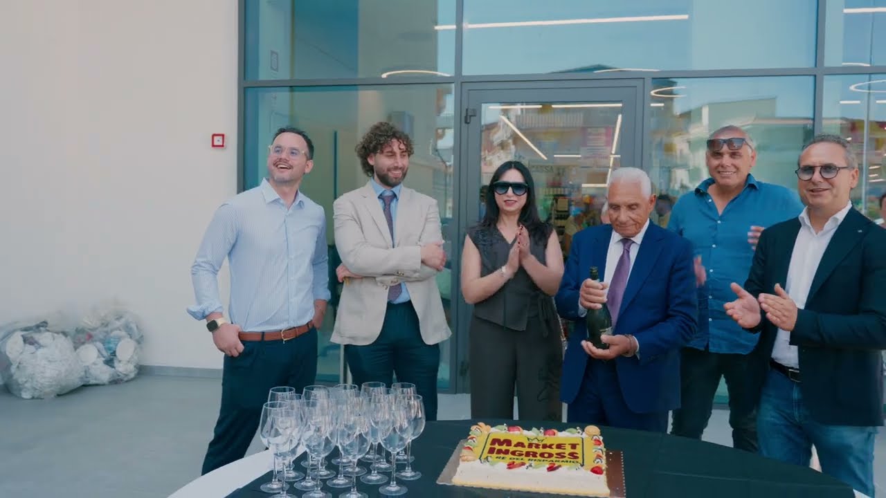 Inaugurazione del supermercato Market Ingross di Gela Via Venezia